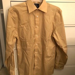 Stafford Gold Mens Dress Shirt